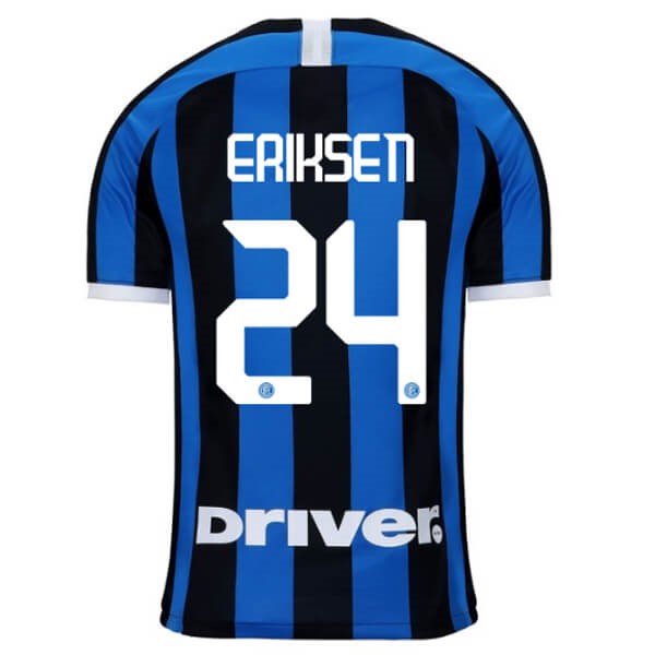 Camiseta Inter Milan NO.24 Eriksen Primera equipación 2019-2020 Azul
